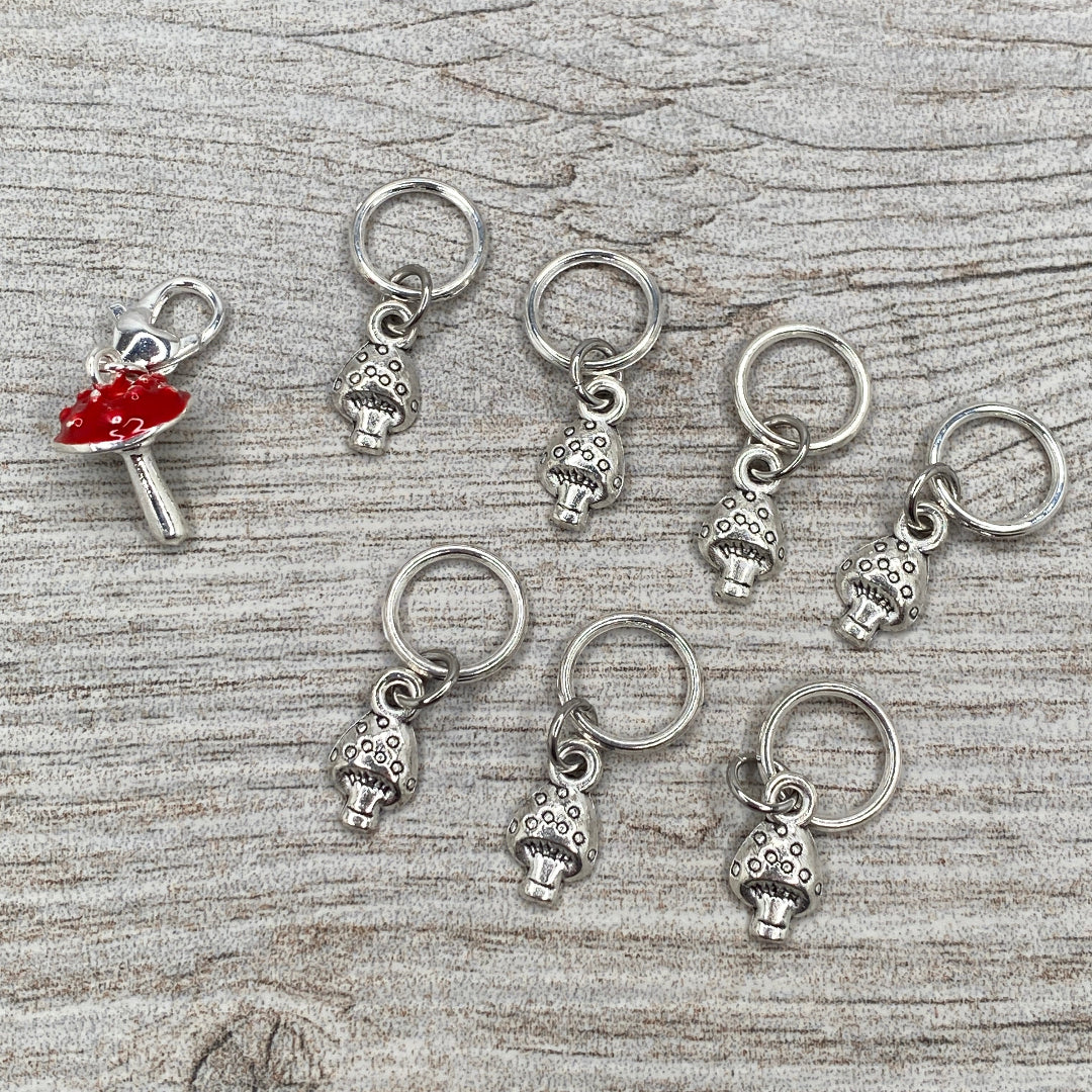 Mushroom Stitch Marker Pack | Firefly Notes