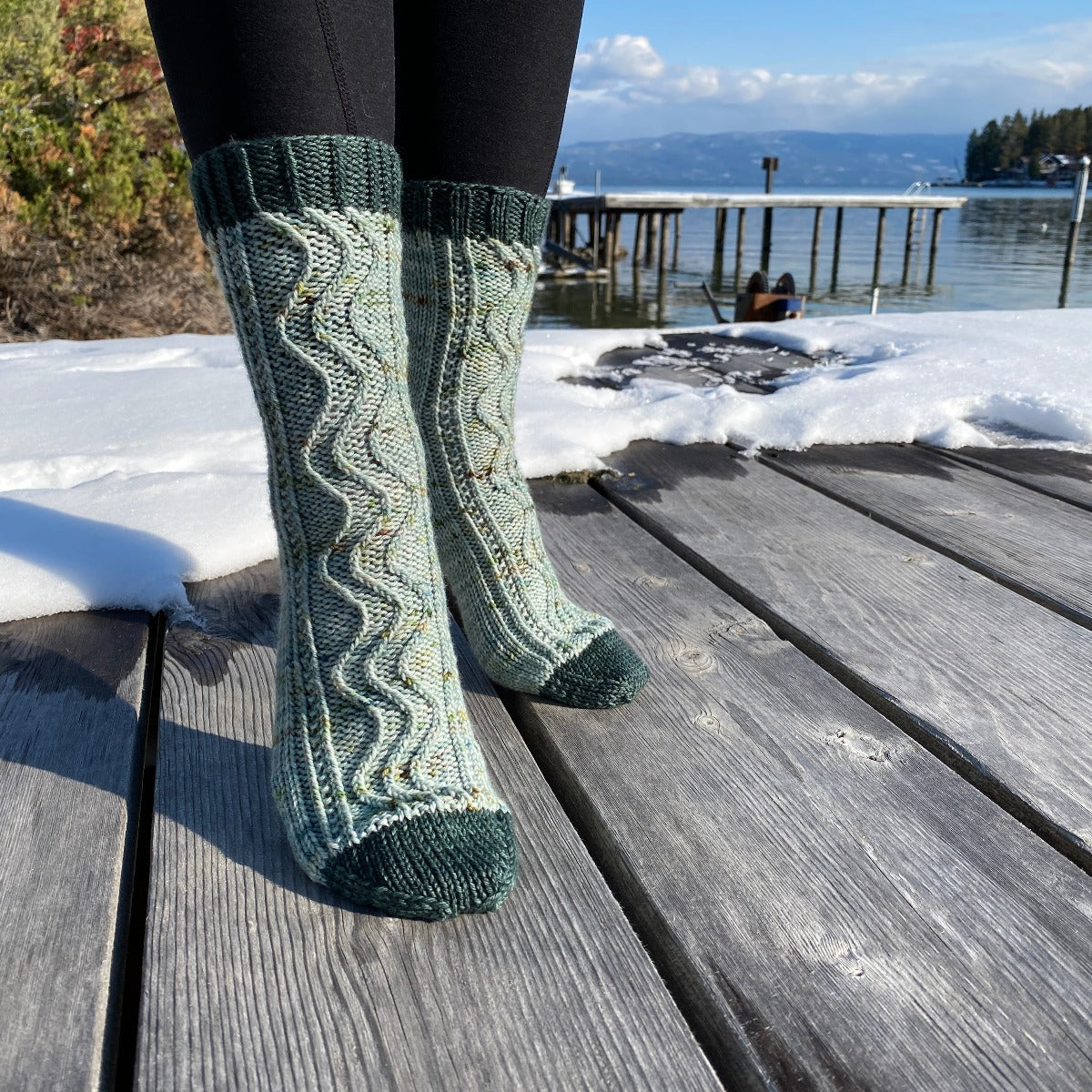 The Great River DK Socks | Knitting Pattern | Digital Download
