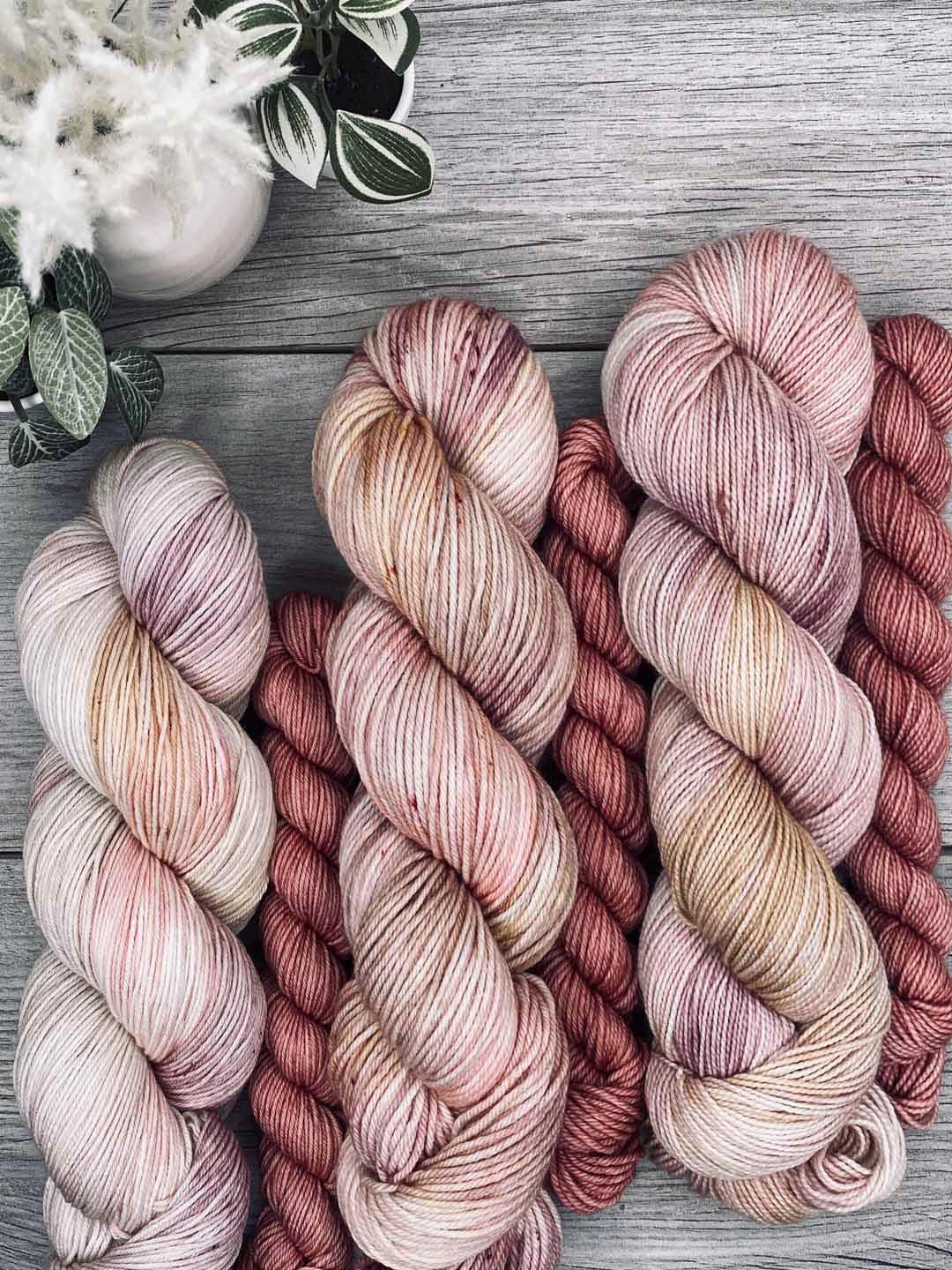 Meadow Flowers and Butterflies SOCK SET | Hobbit & Tolkien Inspired | DK weight | LAMBkins