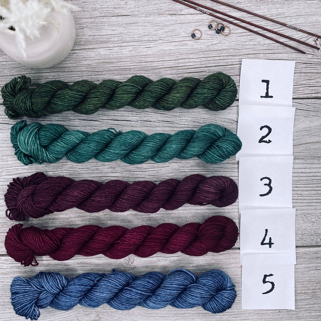 Mini Singles | SHEEPISHsock | fingering weight