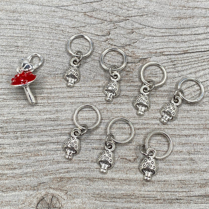 Mushroom Stitch Marker Pack  |  Firefly Notes
