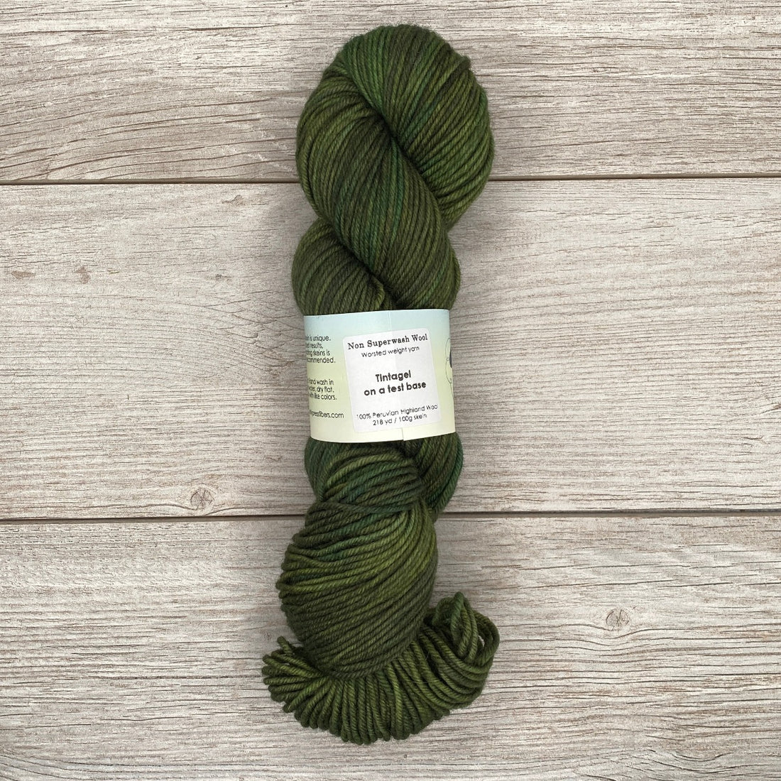Tintagel  |  New Base Test   |  Peruvian Highland Wool  |  NSW worsted weight