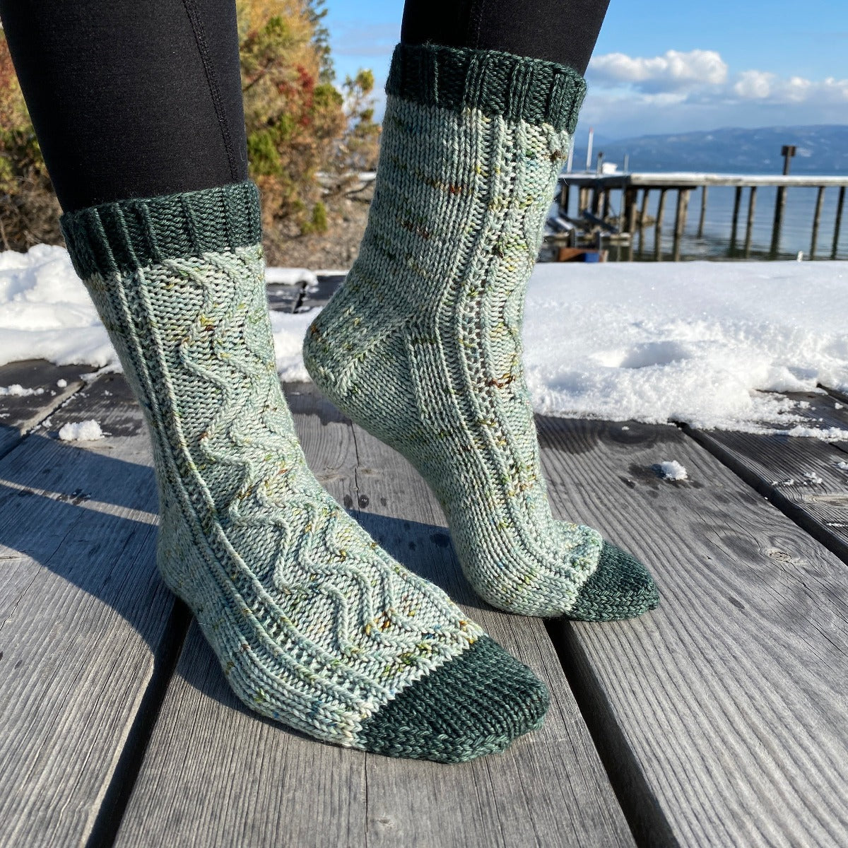 The Great River DK Socks  |  Knitting Pattern  |  Digital Download