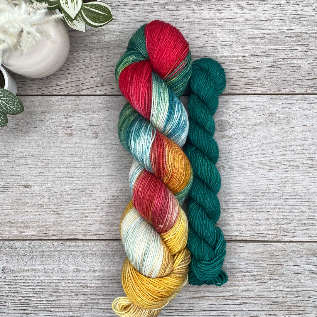 Christmas at Hilltop Farm SOCK SET |  Beatrix Potter Inspired |  Wayfarer  |  fingering weight  |  Christmas