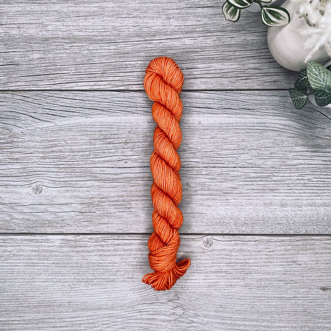 Orange Mini Single  |  SHEEPISHsock  |  fingering weight