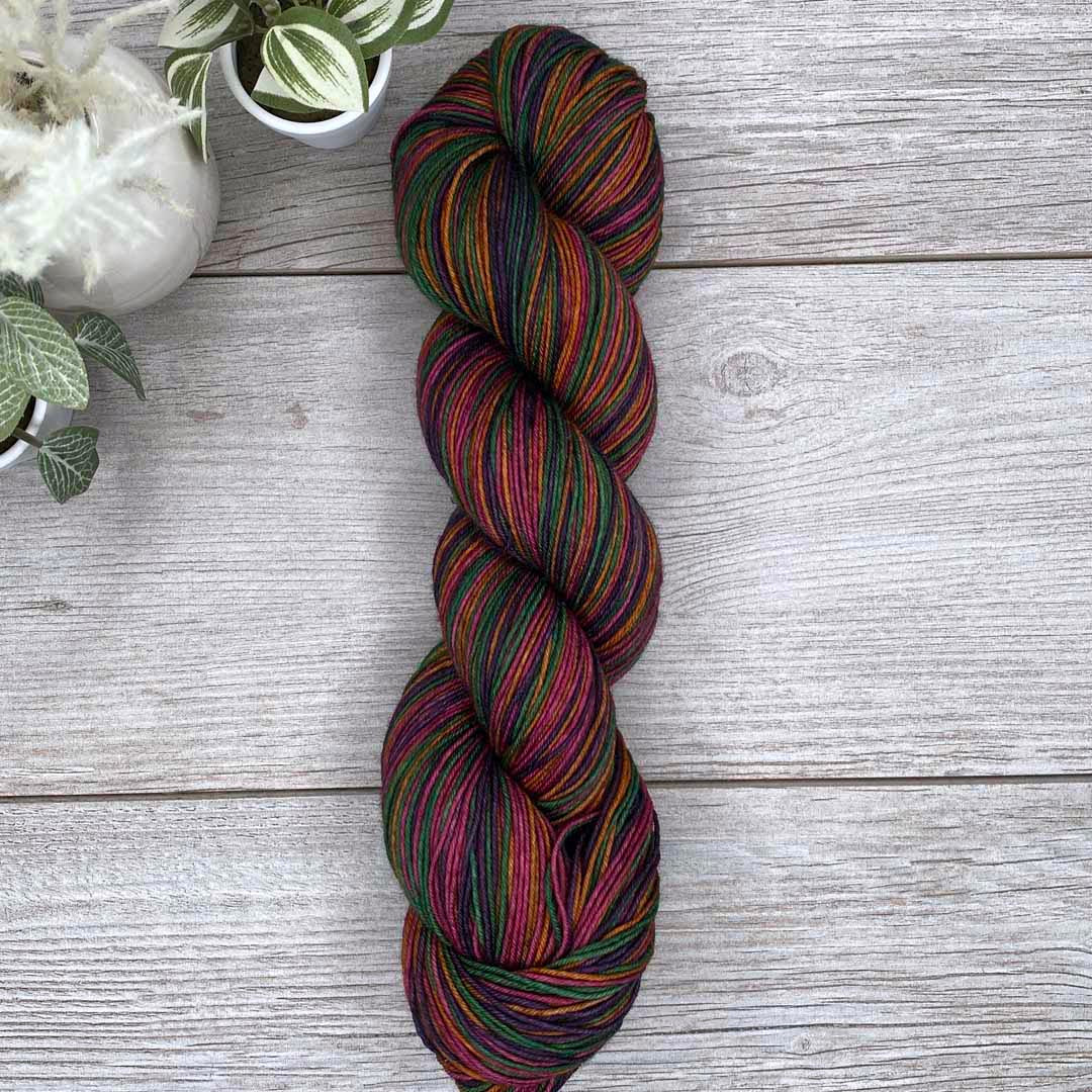 Falling Leaves Self-Striping Yarn  |  SHEEPISHsock  |  fingering weight