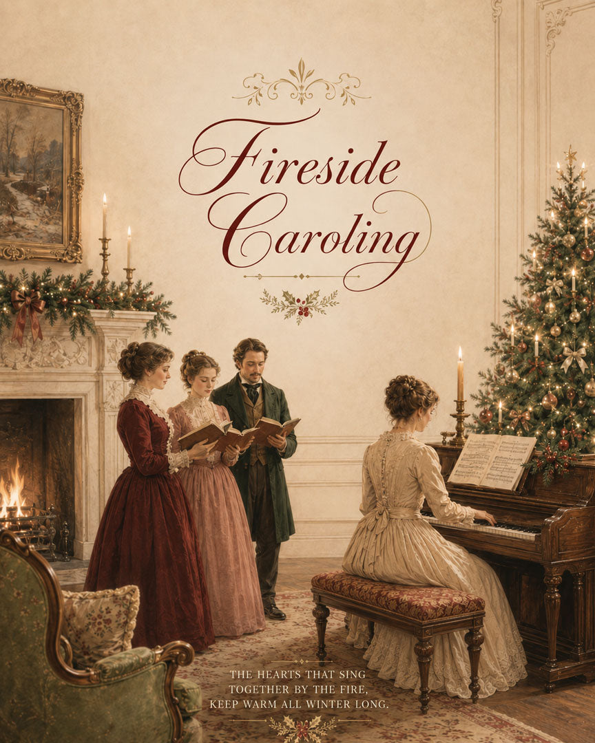 Fireside Caroling SOCK SET  |  Christmas 2026  |  Choose Fingering or DK weight