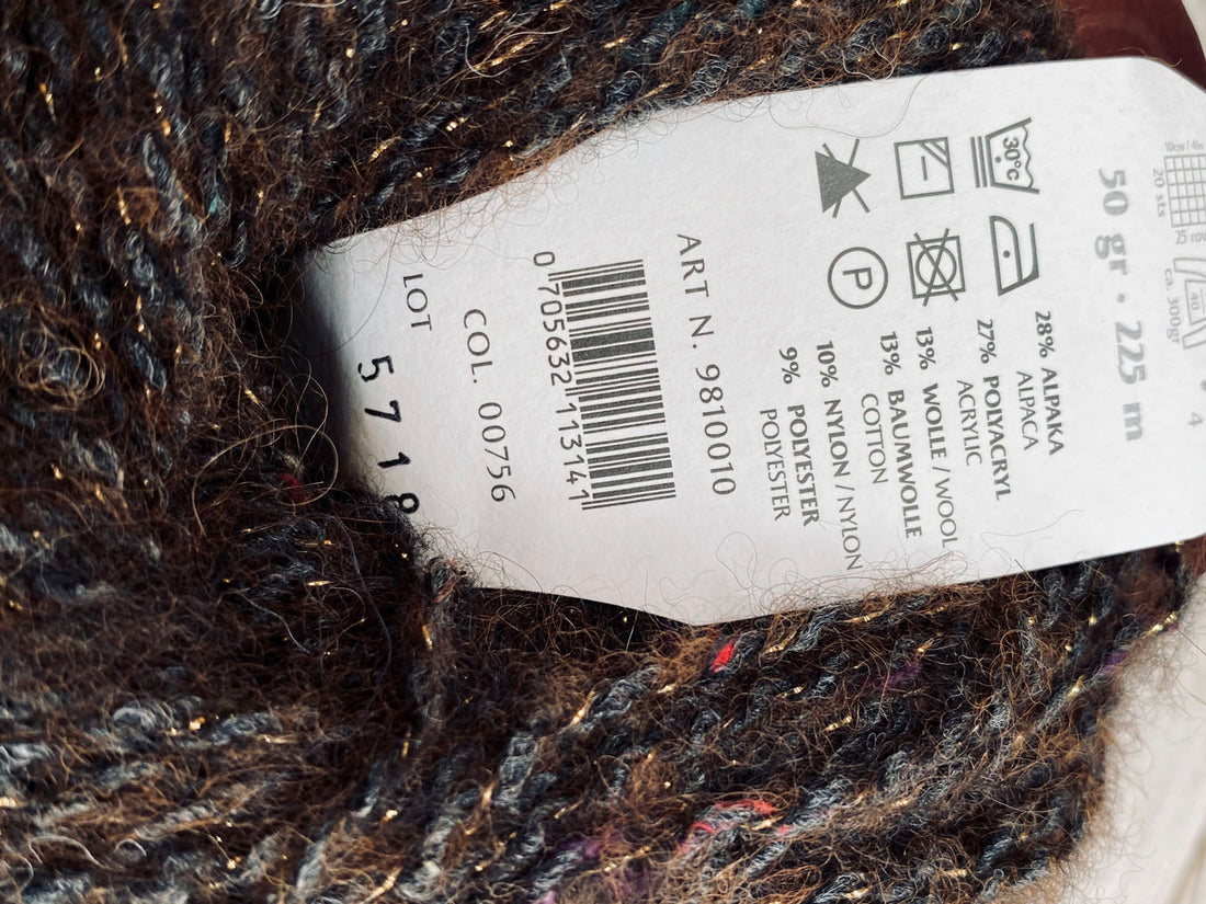 DESTASH  |  Gedifra Metal Tweed - Brown