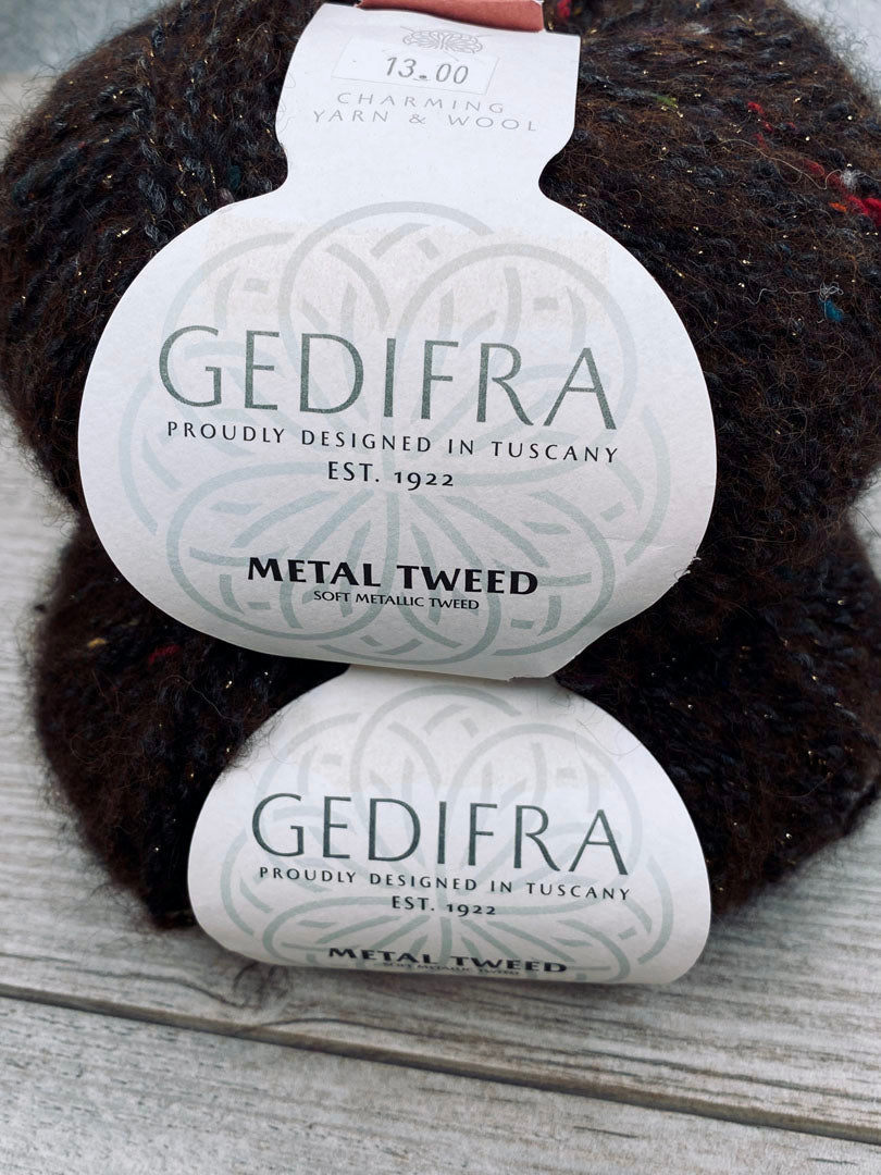 DESTASH  |  Gedifra Metal Tweed - Brown