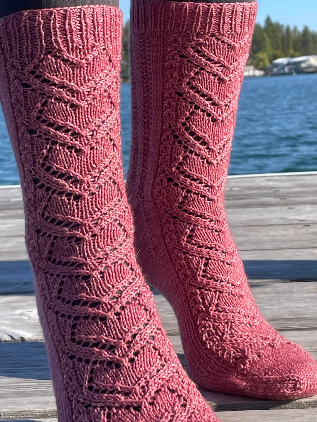 Gilbert Hearts Anne Socks  |  Knitting Pattern  |  Digital Download