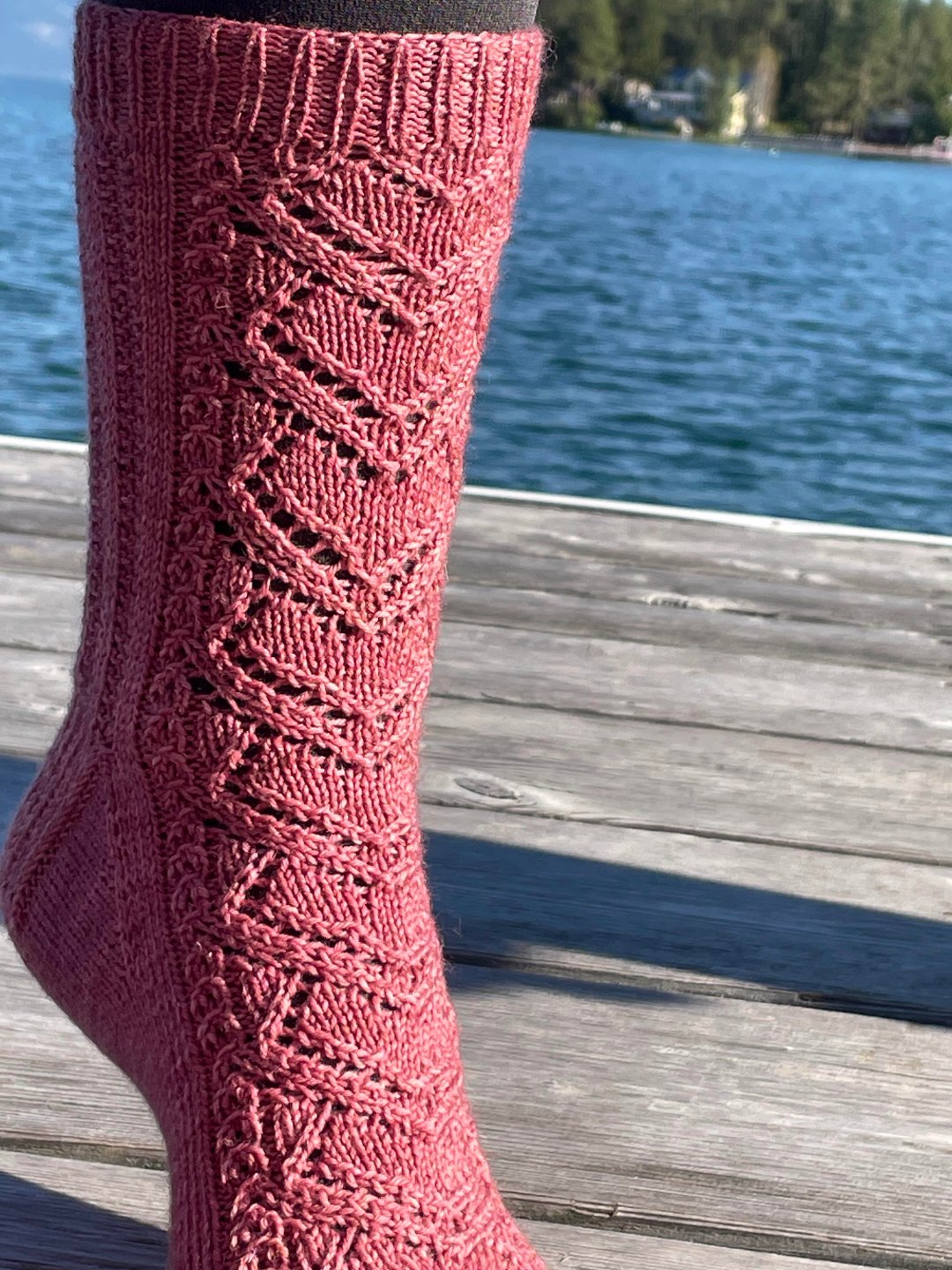 Gilbert Hearts Anne Socks  |  Knitting Pattern  |  Digital Download