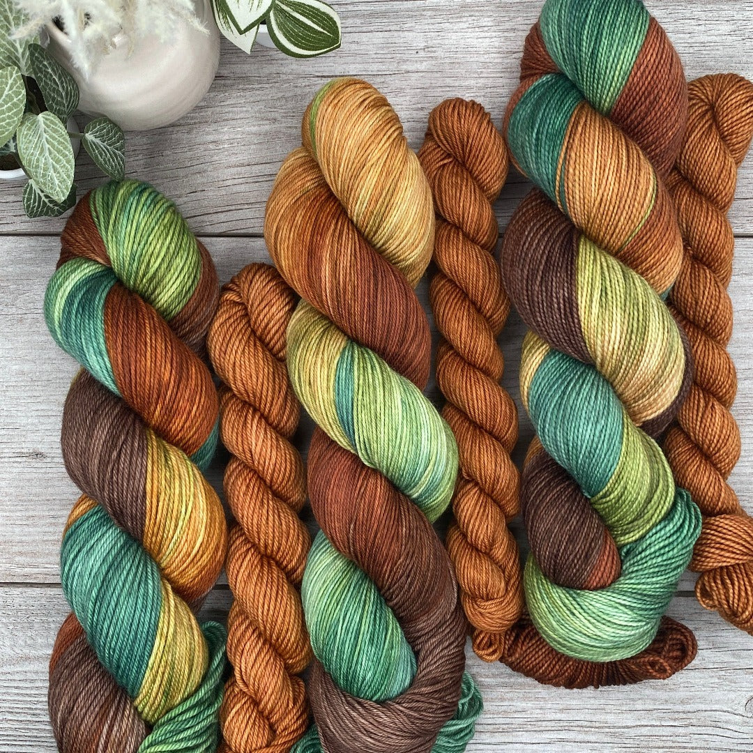 Green Dragon Inn SOCK SET  |  Hobbit &amp; Tolkien Inspired  |  SHEEPISHsock  |  fingering weight