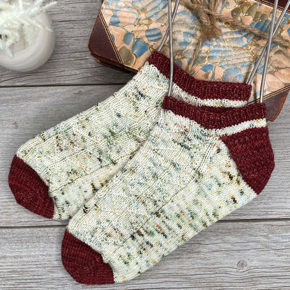 Nutkin’s Riddle SOCK SET  |  The Tale of Squirrel Nutkin  |  Beatrix Potter Inspired  |  SHEEPISHsock  |  fingering weight