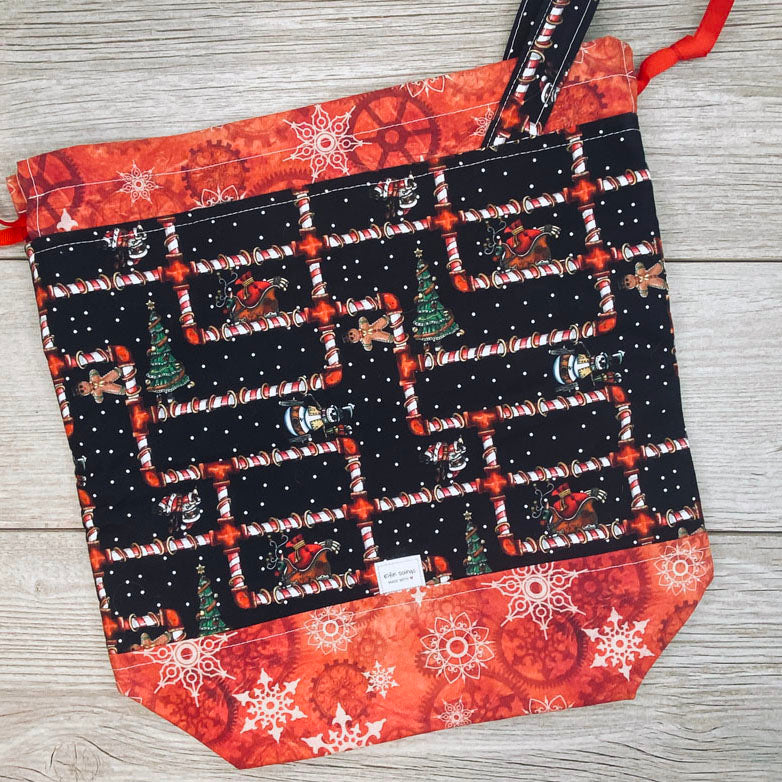 Steampunk Christmas Project Bag