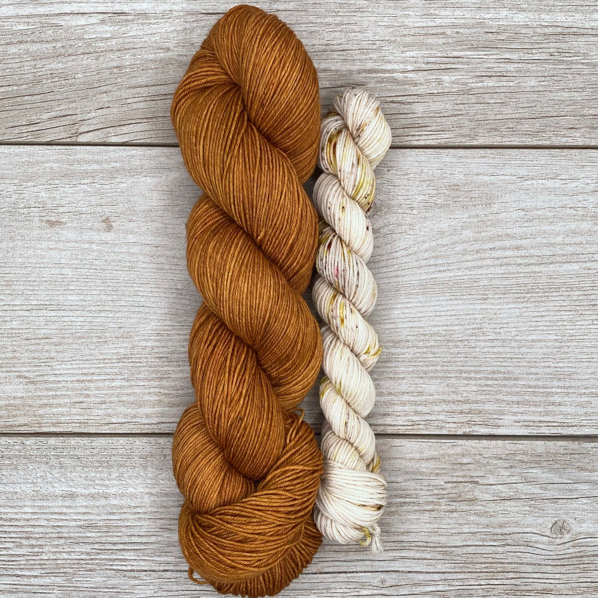 Toffee and Cream SOCK SET  |  SHEEPISHsock  |  fingering weight