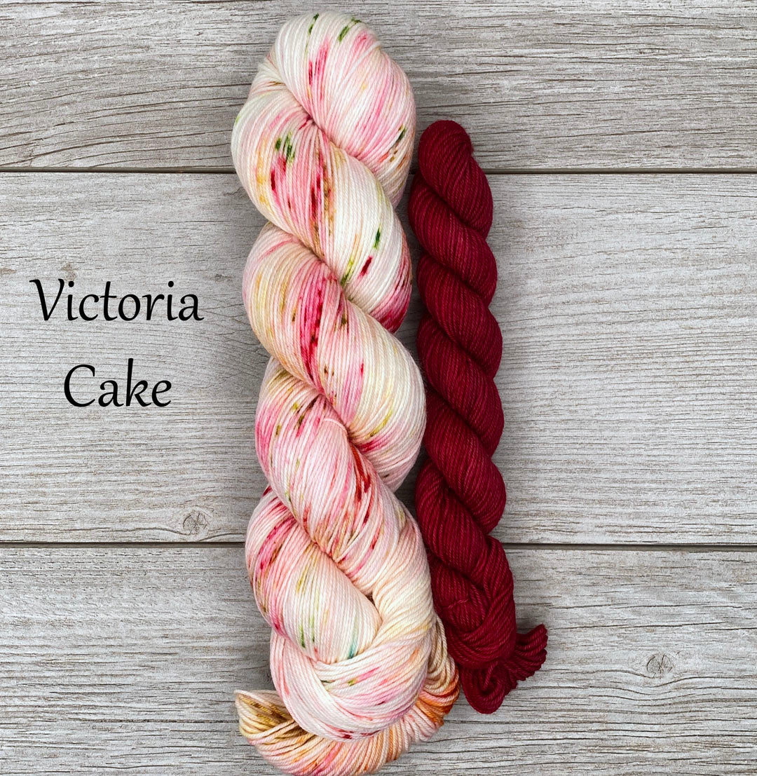 Victoria Cake SOCK SET |  SHEEPISHsock  |  fingering weight