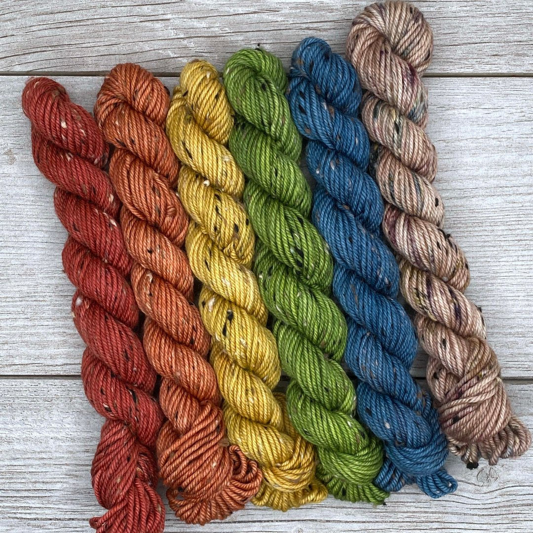 Wild Lands  |  Donegal DK  |  MINI skein set of 6