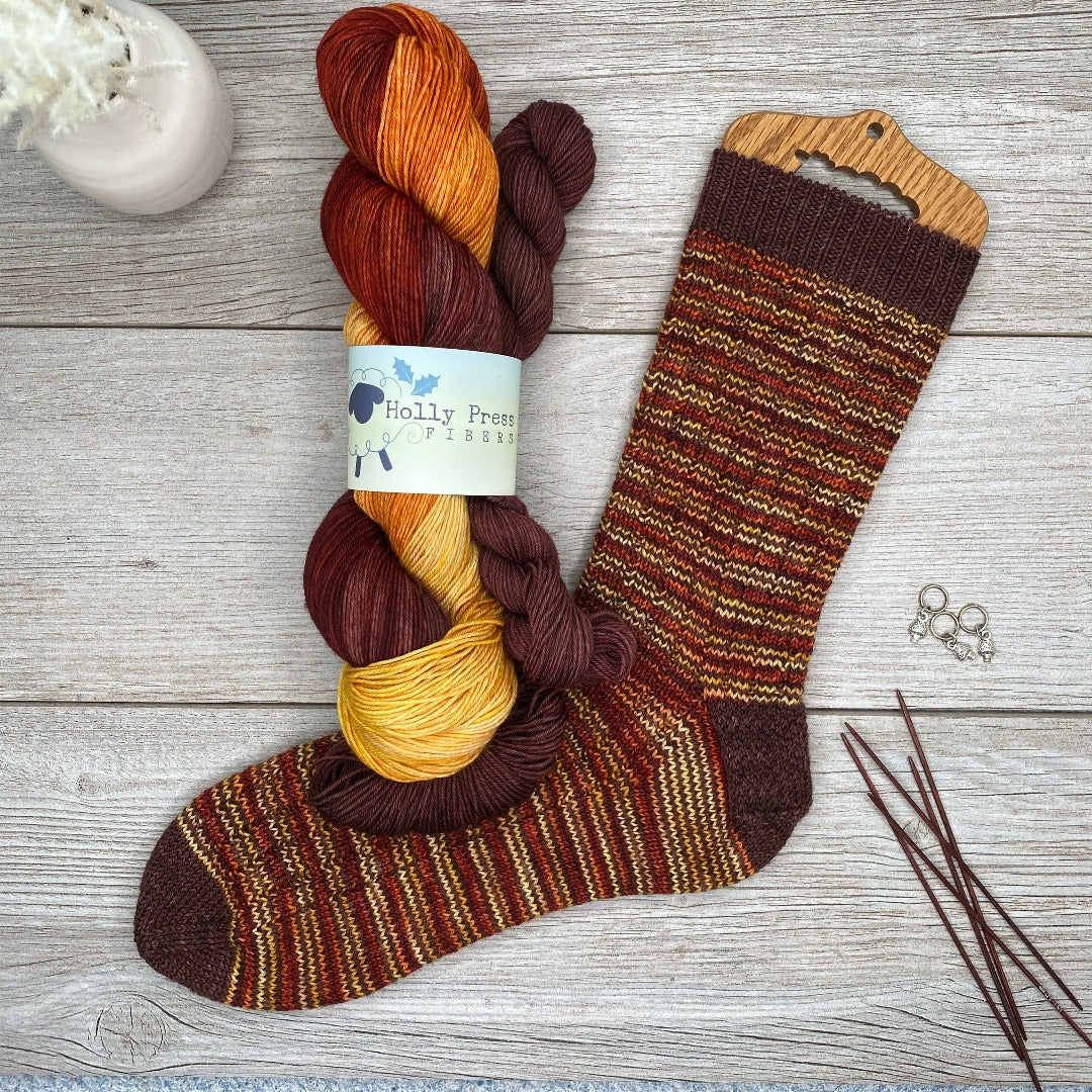 Woven Woods in Elvenhome SOCK SET  |  Hobbit &amp; Tolkien Inspired  |  SHEEPISHsock  |  fingering weight