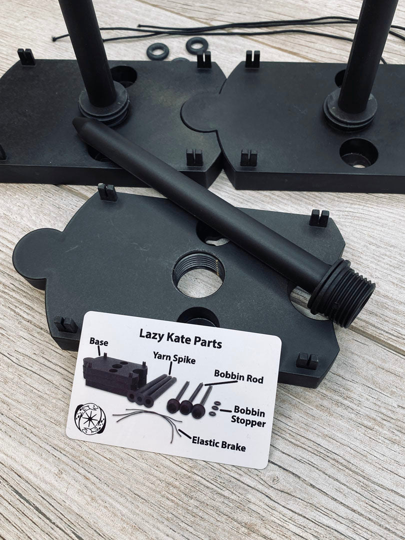 DESTASH  |  Electric Eel Wheel 6.0 PLUS Lazy Kate PLUS roving