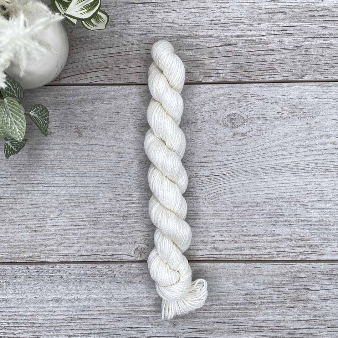 Bare Mini Skein  |  gLAMBorous (sparkle)  |  fingering weight