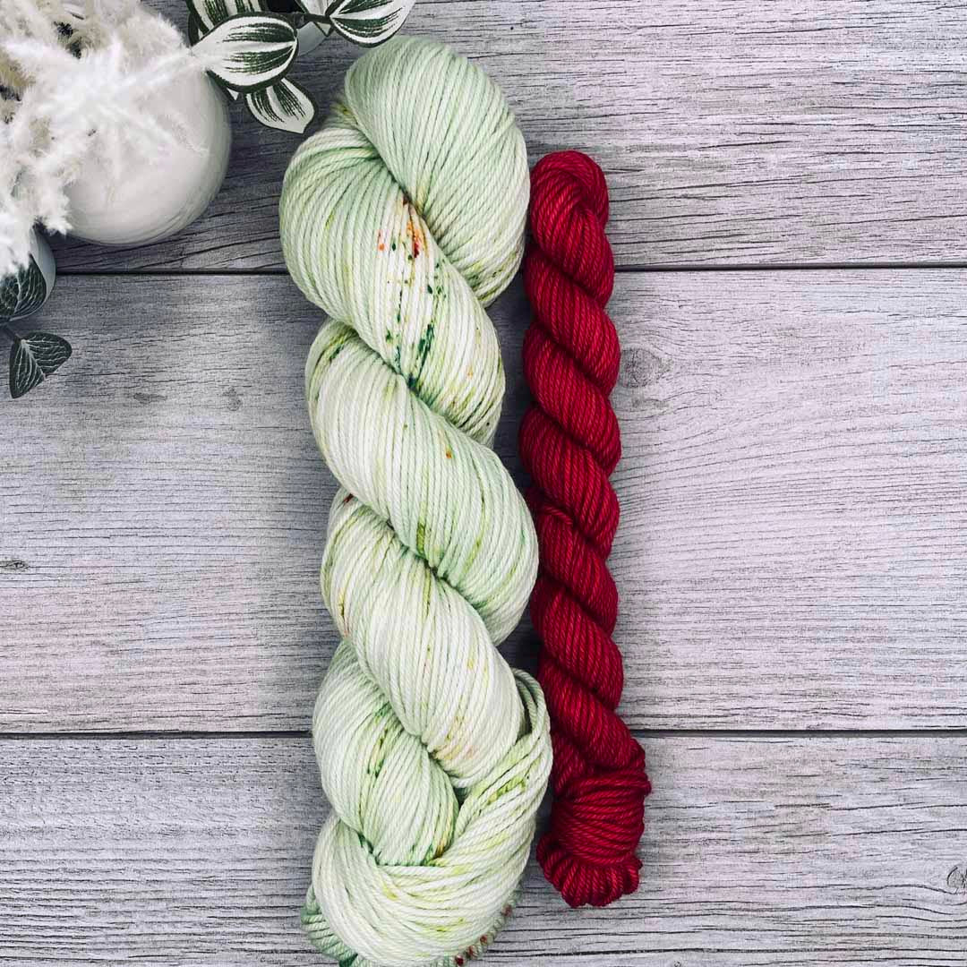 Maybe Christmas, perhaps, means a little bit more! SOCK SET  |  Grinch Inspired  |  DK weight  |  Christmas