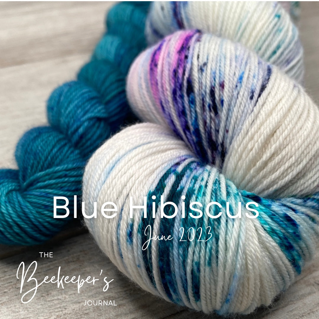 Blue Hibiscus SOCK SET  |  The Beekeeper&