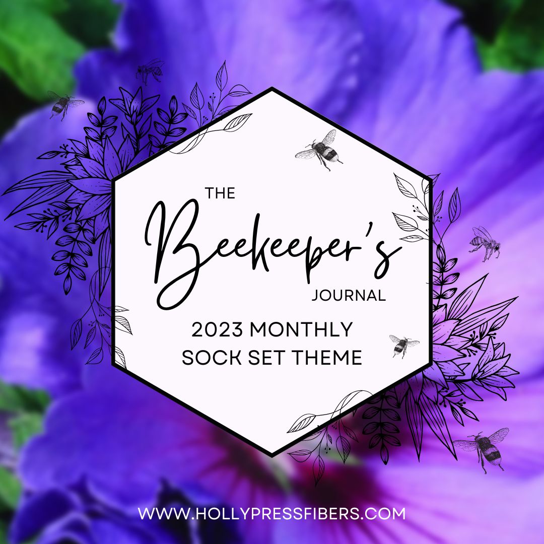 Blue Hibiscus SOCK SET  |  The Beekeeper&